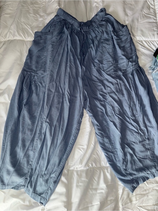 Free People Pants - Free People parachute linen pants
